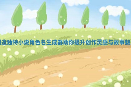 创造独特小说角色名生成器 🕢 助你提升创作灵感与 🥎 故事魅力