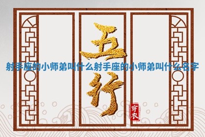 射手座的小师弟叫什么 🐸 _射手座的小师弟叫什么 🌮 名字