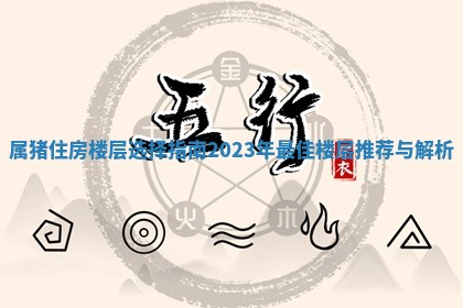 属猪住 👽 房楼层选择指南 🔸 2023年最佳楼层推荐与解析 属猪住 👽 房楼层选择指南 🔸 2023年最佳楼层推荐与解析